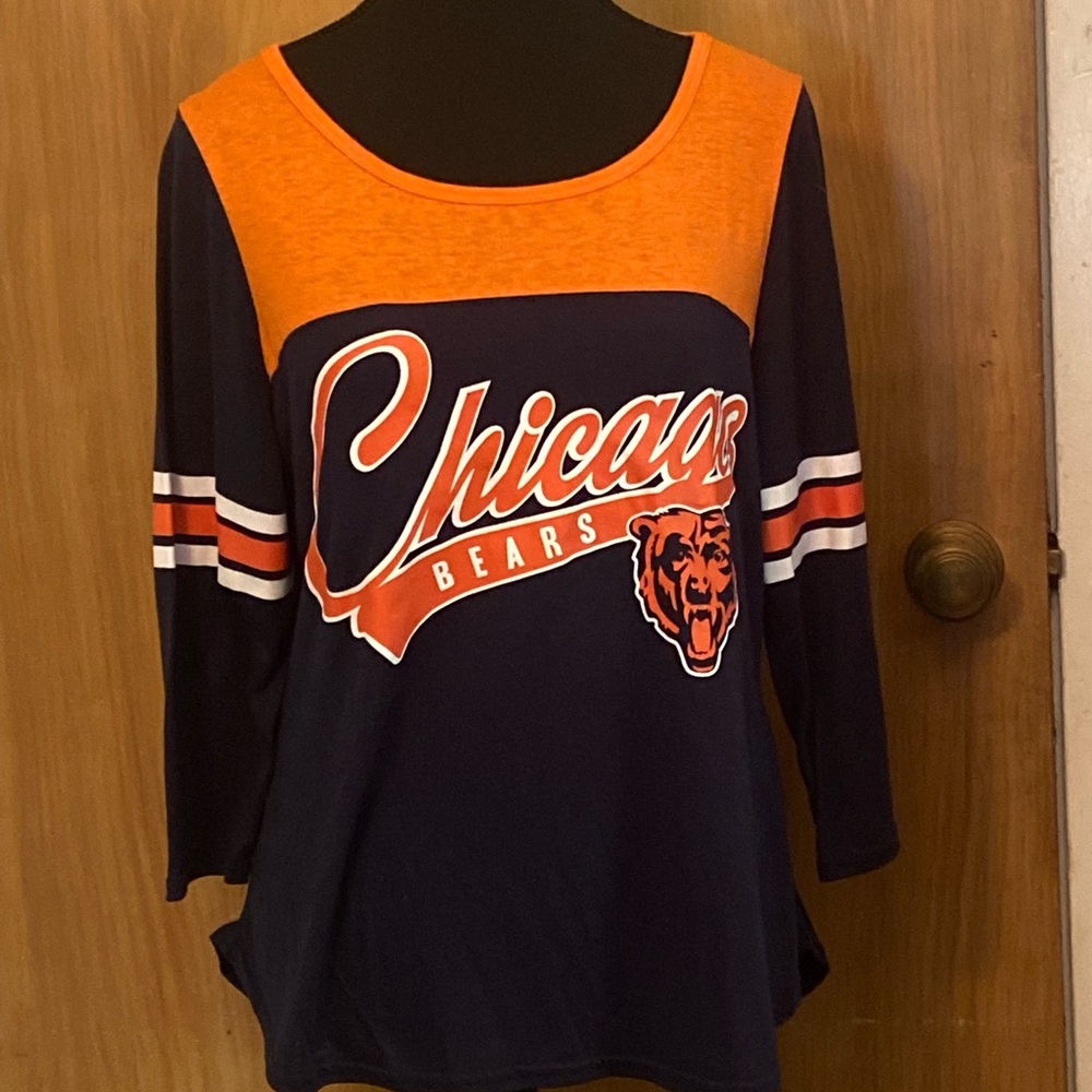 NFL Chicago Bears Team Apparel Women's Orange Shirt